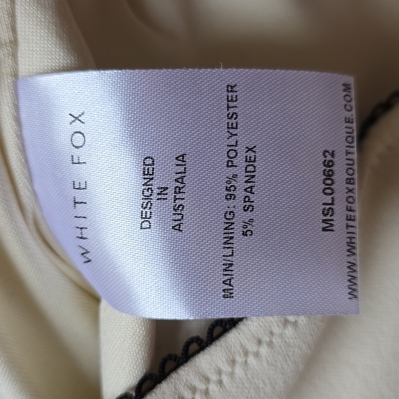 NWT, White Fox Boutique, "Shout Out  Bustier," Women's Size M - Picture 12 of 13